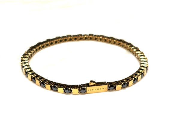 Armband John Richmond Herr Tennis Lab in Titan Diamante Lab Grown 2.70 Ct JRTM31GB - JRTM31GB